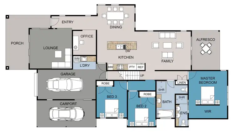 Floorplan of Homely house listing, 10 Dalbeattie Crescent, Dubbo NSW 2830