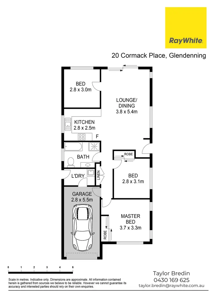 Floorplan of Homely house listing, 20 Cormack Place, Glendenning NSW 2761
