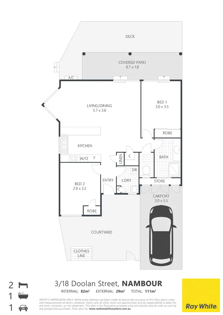 Floorplan of Homely house listing, 31/18 Doolan Street, Nambour QLD 4560