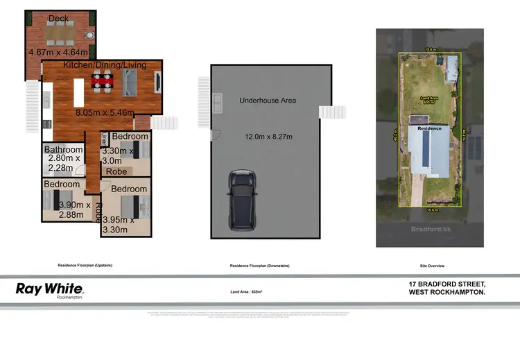 Floorplan of Homely house listing, 17 Bradford Street, West Rockhampton QLD 4700