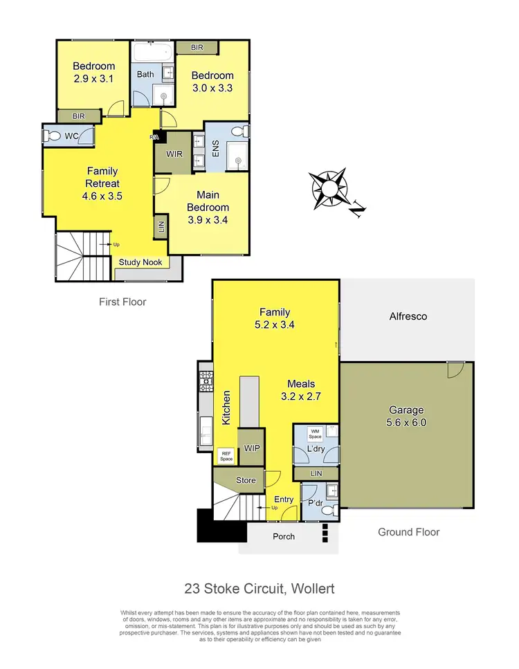 Floorplan of Homely house listing, 23 Stoke Circuit, Wollert VIC 3750