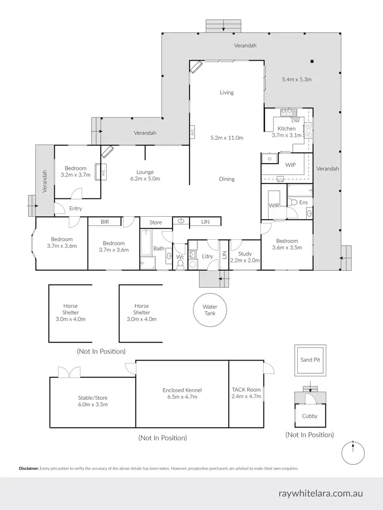 Floorplan of Homely rural property listing, 30 Constantine Drive, Lara VIC 3212