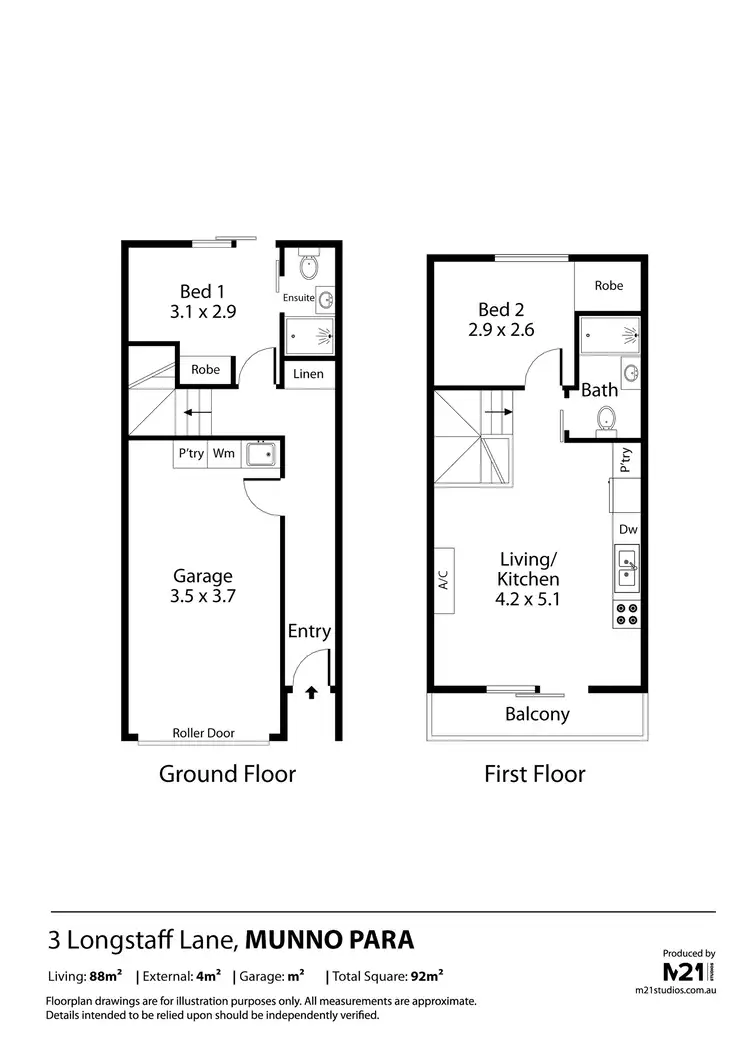 Floorplan of Homely house listing, 3 Longstaff Lane, Munno Para SA 5115