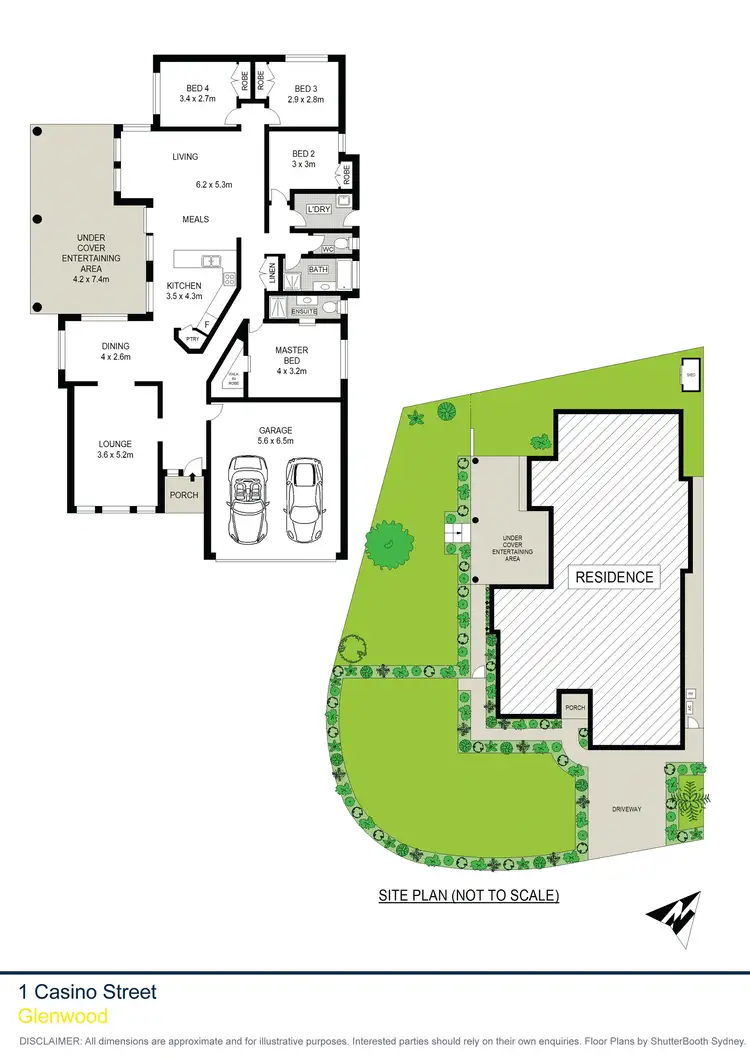 Floorplan of Homely house listing, 1 Casino Street, Glenwood NSW 2768