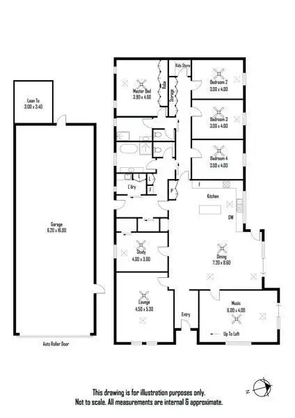 Floorplan of Homely house listing, 16 Tucker Parade, Kadina SA 5554