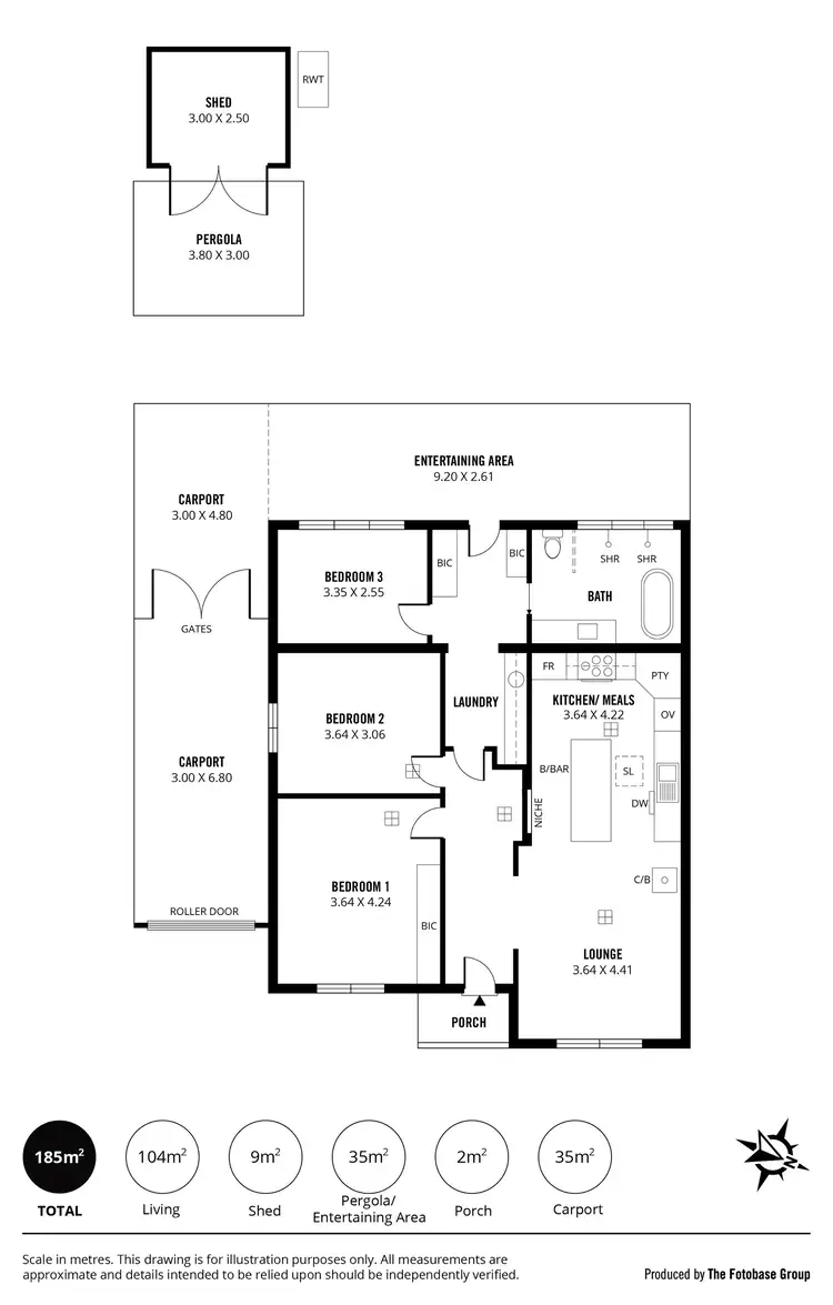 Floorplan of Homely house listing, 61A Diagonal Road, Glenelg East SA 5045