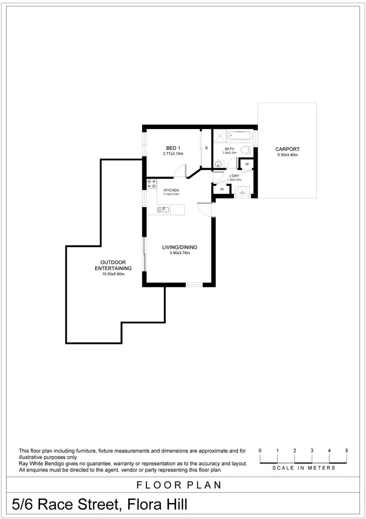 Floorplan of Homely house listing, 5/6 Race Street, Flora Hill VIC 3550