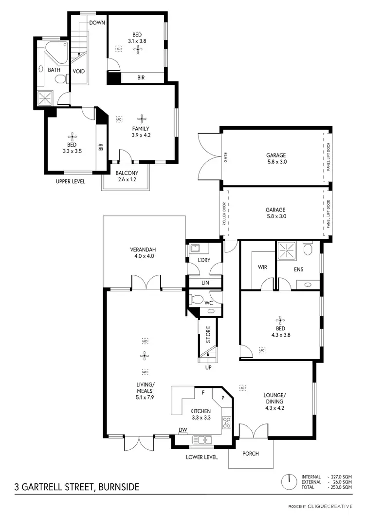 Floorplan of Homely house listing, 3 Gartrell Street, Burnside SA 5066
