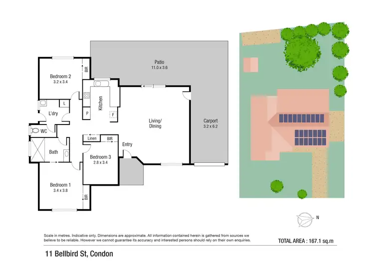Floorplan of Homely house listing, 11 Bellbird Street, Condon QLD 4815