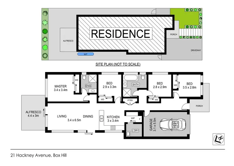 Floorplan of Homely house listing, 21 Hackney Avenue, Box Hill NSW 2765