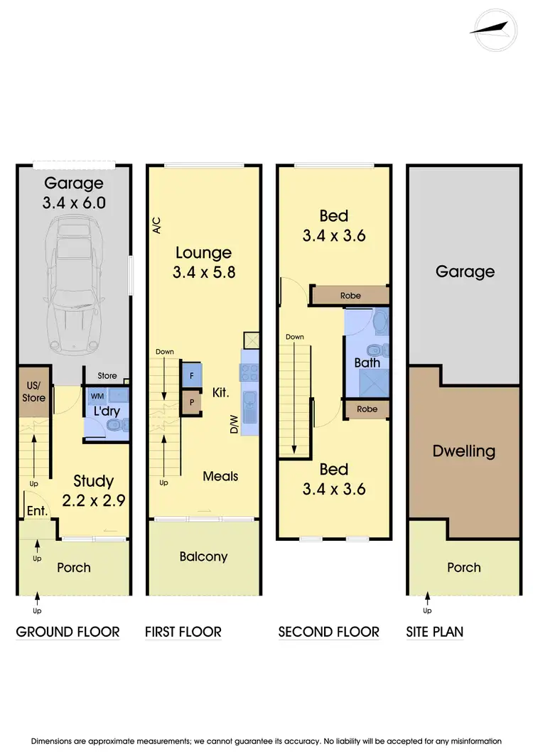 Floorplan of Homely townhouse listing, 17/1114 Stud Road, Rowville VIC 3178