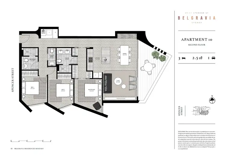 Floorplan of Homely apartment listing, 10/49-51 Spencer Street, Rose Bay NSW 2029