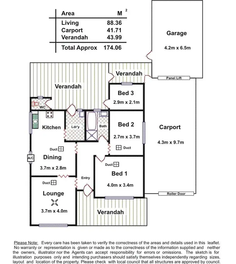 Floorplan of Homely house listing, 8 Jenkins Street, Rosewater SA 5013