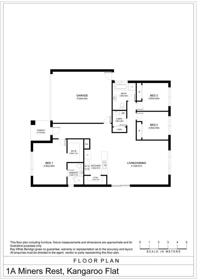 Floorplan of Homely house listing, 1A Miners Rest, Kangaroo Flat VIC 3555