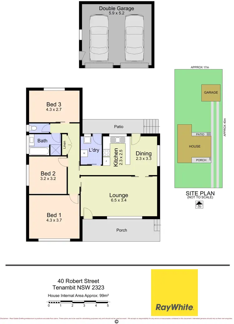 Floorplan of Homely house listing, 40 Robert Street, Tenambit NSW 2323