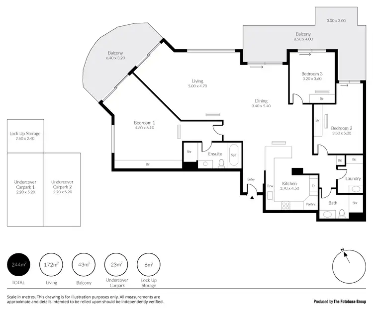 Floorplan of Homely apartment listing, 48/32 Colley Terrace, Glenelg SA 5045