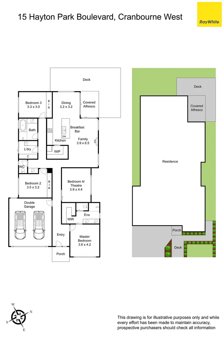 Floorplan of Homely house listing, 15 Hayton Park Boulevard, Cranbourne West VIC 3977