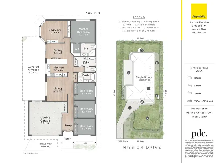 Floorplan of Homely house listing, 17 Mission Drive, Tallai QLD 4213