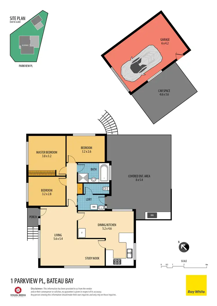 Floorplan of Homely house listing, 1 Parkview Place, Bateau Bay NSW 2261