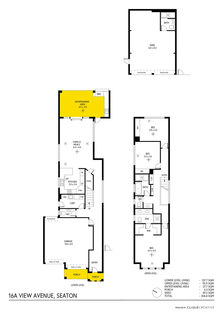 Floorplan of Homely house listing, 16A View Avenue, Seaton SA 5023