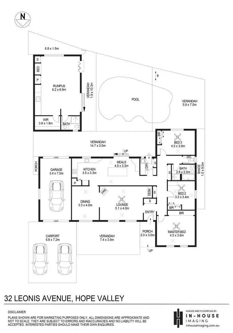 Floorplan of Homely house listing, 32 Leonis Avenue, Hope Valley SA 5090
