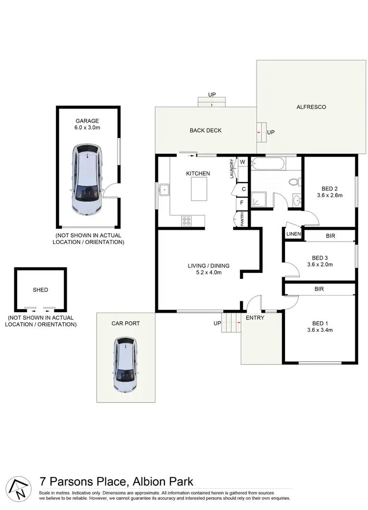 Floorplan of Homely house listing, 7 Parsons Place, Albion Park NSW 2527