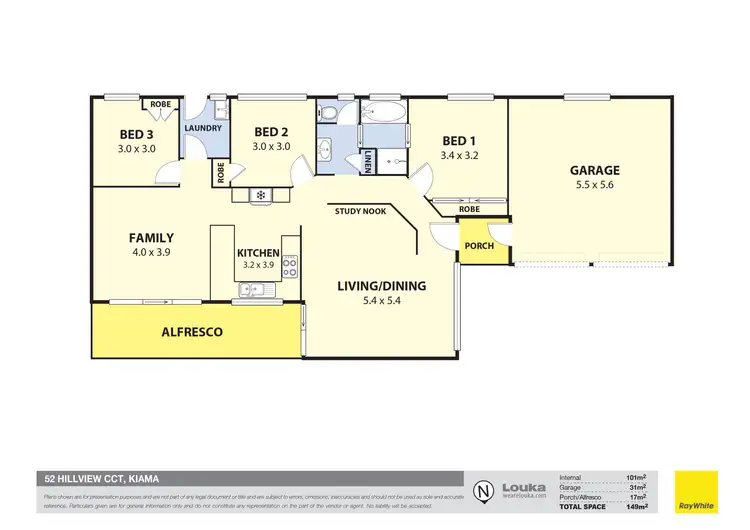 Floorplan of Homely house listing, 52 Hillview Circuit, Kiama NSW 2533