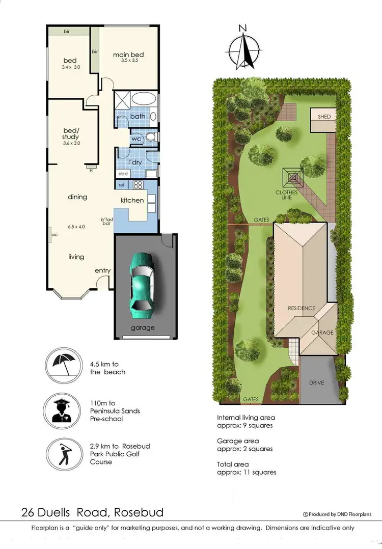 Floorplan of Homely house listing, 26 Duells Road, Rosebud VIC 3939