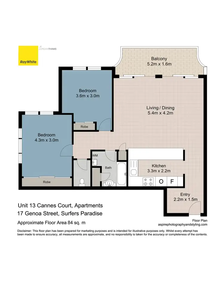Floorplan of Homely apartment listing, 13/17 Genoa Street, Surfers Paradise QLD 4217