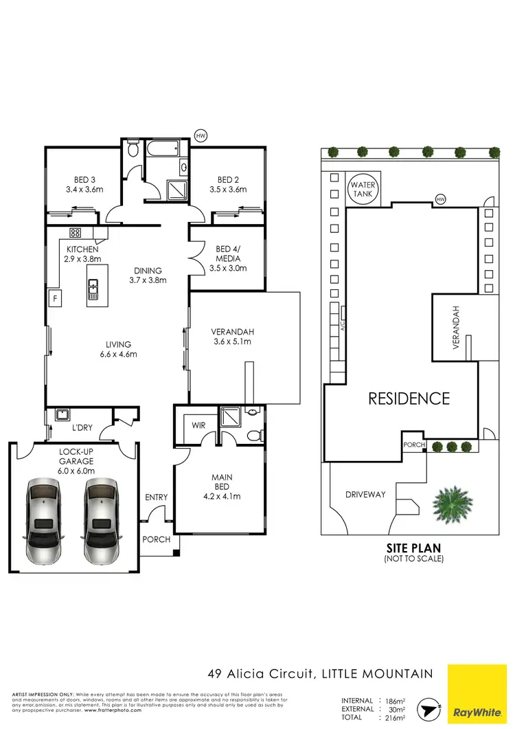 Floorplan of Homely house listing, 49 Alicia Circuit, Little Mountain QLD 4551