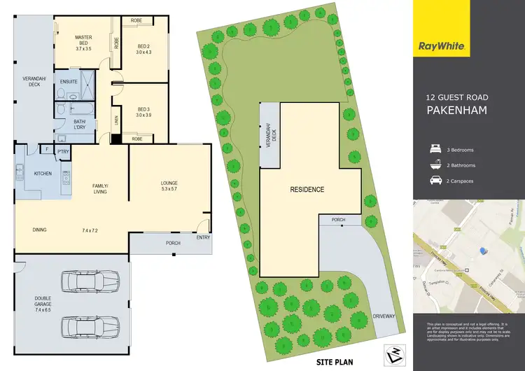 Floorplan of Homely house listing, 12 Guest Road, Pakenham VIC 3810