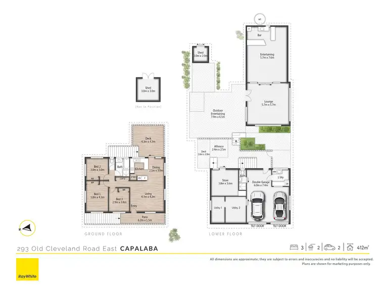 Floorplan of Homely house listing, 293 Old Cleveland Road East, Capalaba QLD 4157