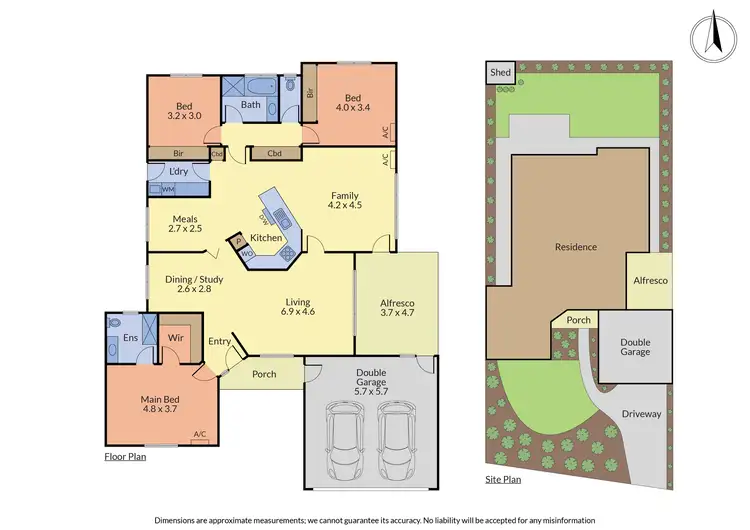 Floorplan of Homely house listing, 53 Applewood Drive, Knoxfield VIC 3180