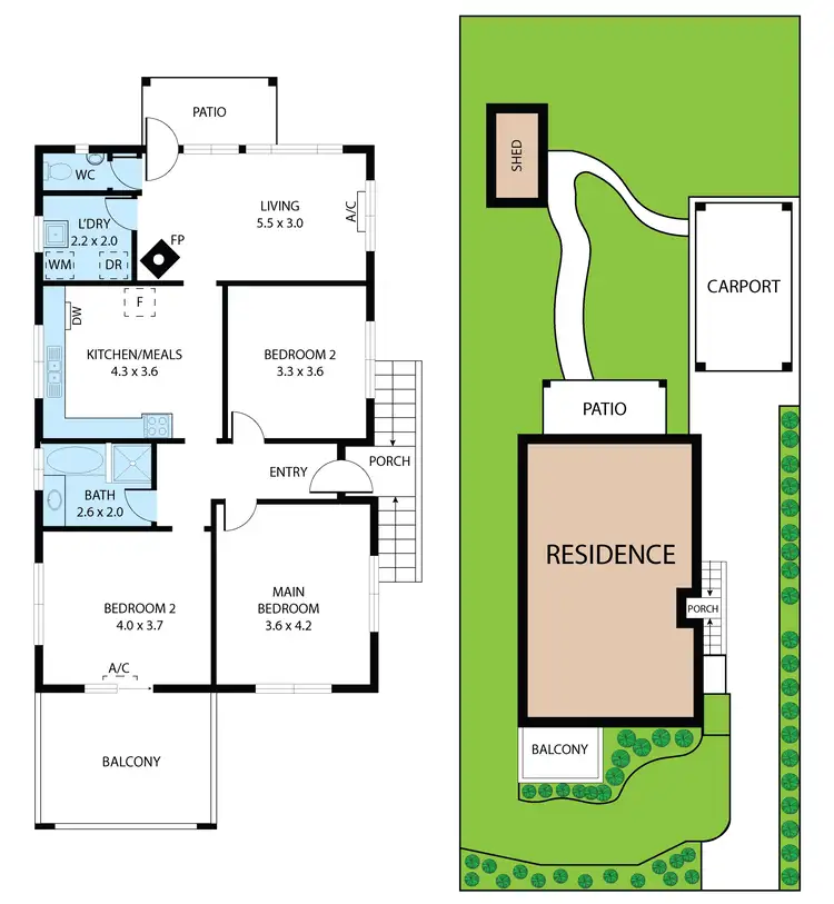 Floorplan of Homely house listing, 133 Warne Street, Wellington NSW 2820