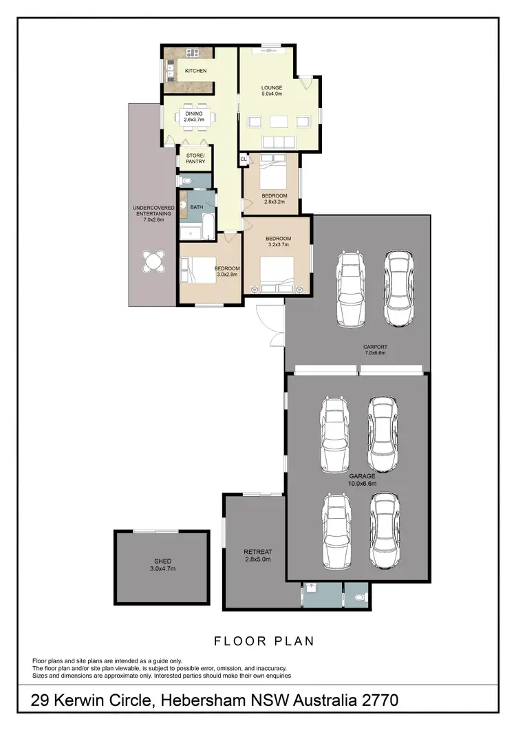 Floorplan of Homely house listing, 29 Kerwin Circle, Hebersham NSW 2770