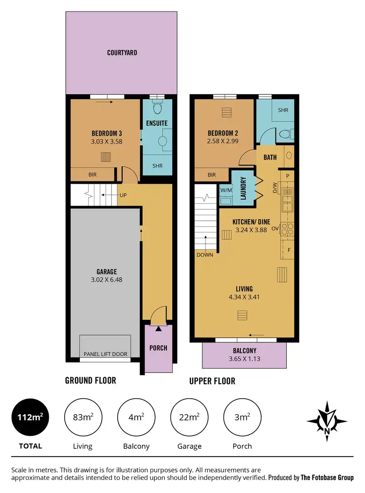 Floorplan of Homely house listing, 8 Victoria Way, Mansfield Park SA 5012