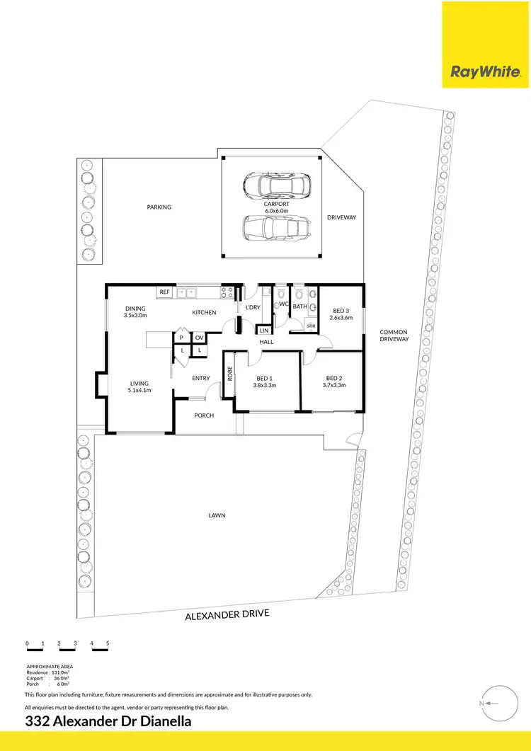 Floorplan of Homely house listing, 332A Alexander Drive, Dianella WA 6059