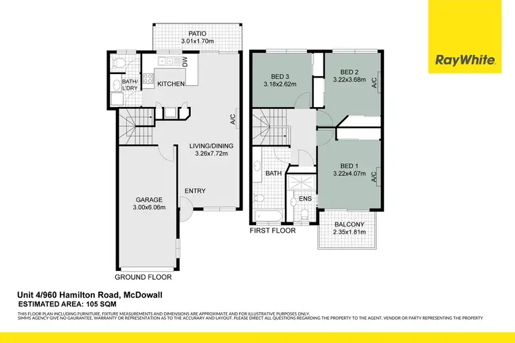 Floorplan of Homely townhouse listing, 4/960 Hamilton Road, Mcdowall QLD 4053