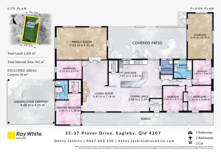 Floorplan of Homely house listing, 35 - 37 Plover Drive, Eagleby QLD 4207
