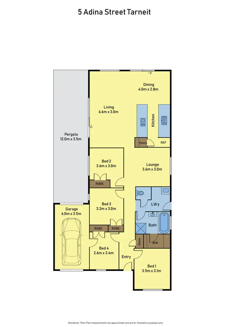 Floorplan of Homely house listing, 5 Adina Street, Tarneit VIC 3029