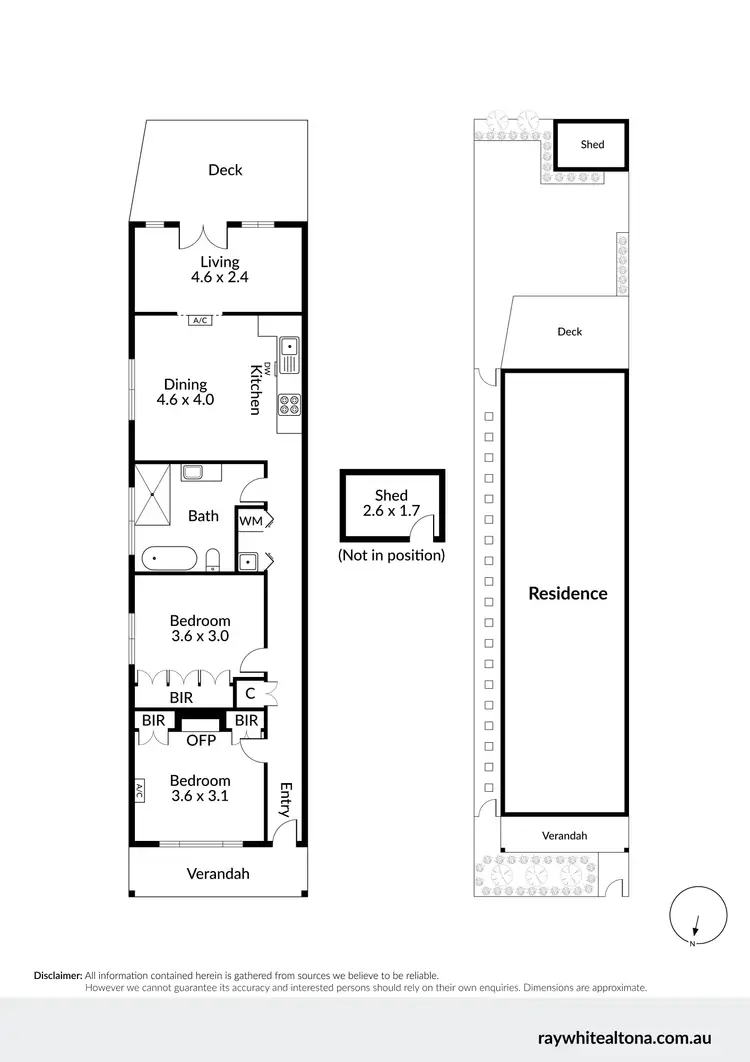Floorplan of Homely house listing, 89 North Road, Newport VIC 3015