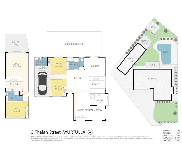 Floorplan of Homely house listing, 5 Thalan Street, Wurtulla QLD 4575