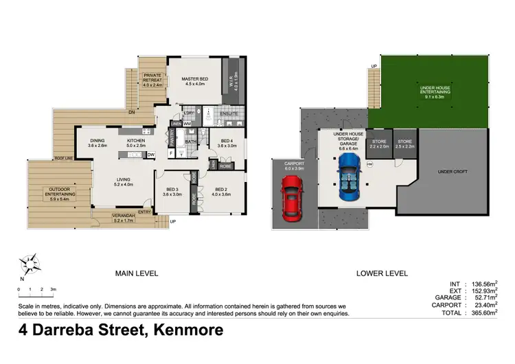 Floorplan of Homely house listing, 4 Darreba Street, Kenmore QLD 4069