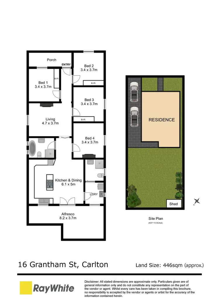 Floorplan of Homely house listing, 16 Grantham Street, Carlton NSW 2218