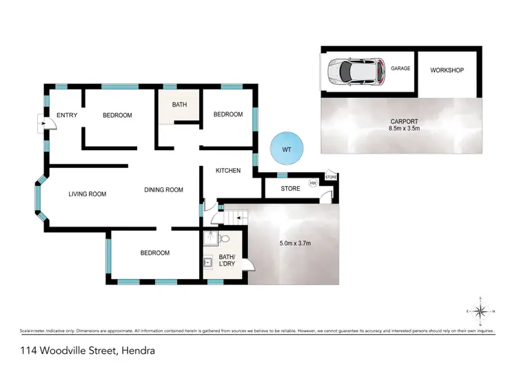 Floorplan of Homely house listing, 114 Woodville Street, Hendra QLD 4011