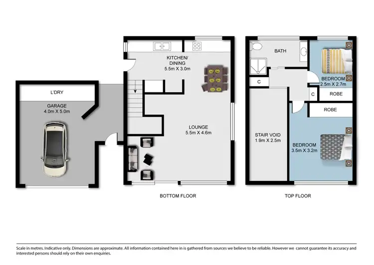 Floorplan of Homely townhouse listing, 2/4 Curtin Close, Raymond Terrace NSW 2324