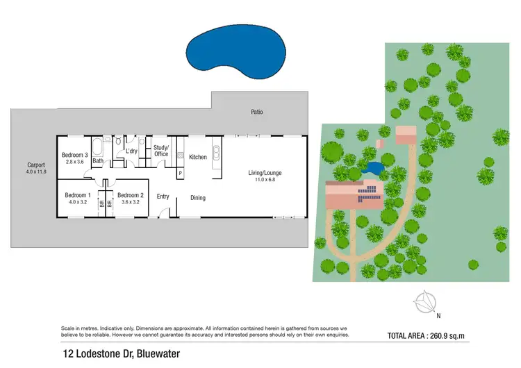 Floorplan of Homely house listing, 12 Lodestone Drive, Bluewater QLD 4818