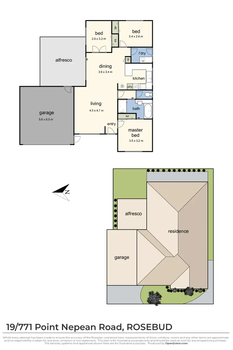 Floorplan of Homely house listing, 19/771 Point Nepean Road, Rosebud VIC 3939
