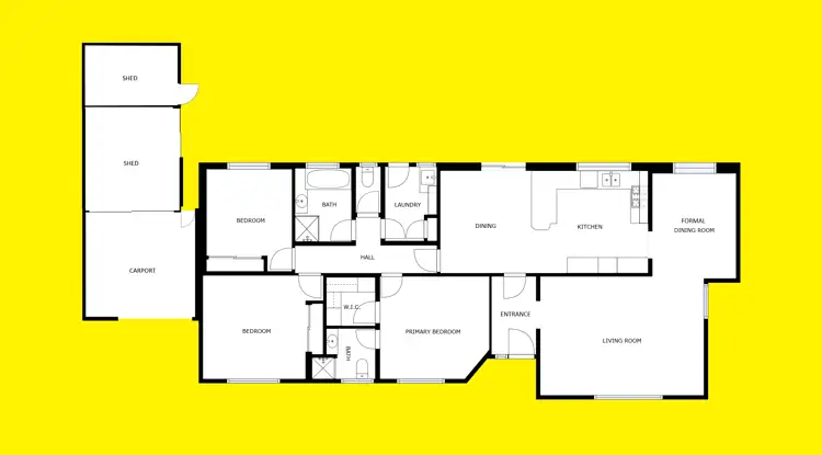 Floorplan of Homely house listing, 17 Semmens Crescent, Mildura VIC 3500