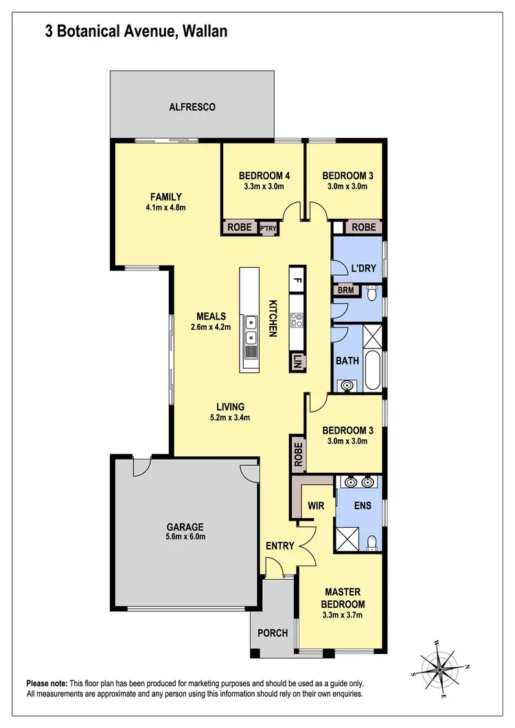 Floorplan of Homely house listing, 3 Botanical Avenue, Wallan VIC 3756